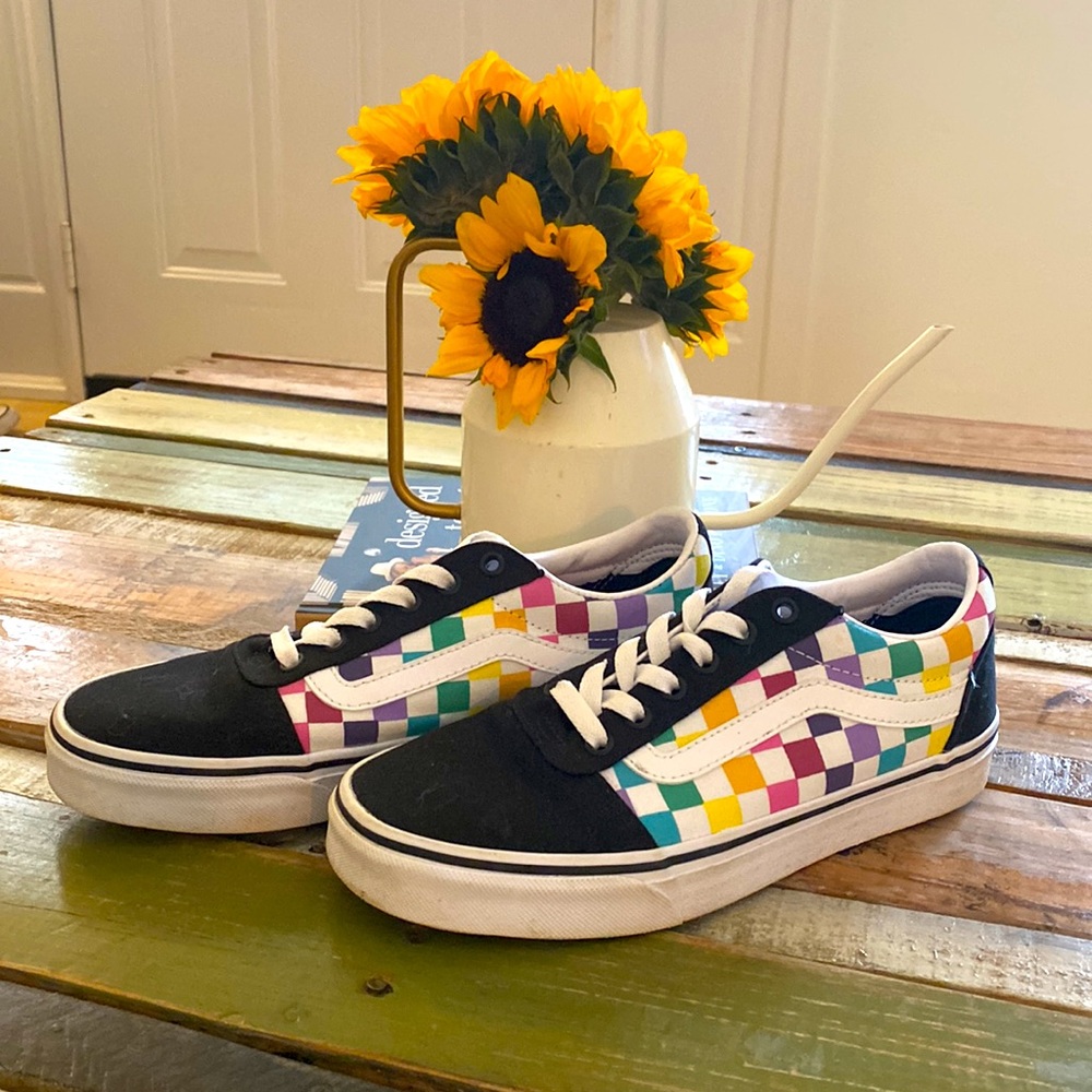 Multicolored checkered Vans - Picture 2 of 3